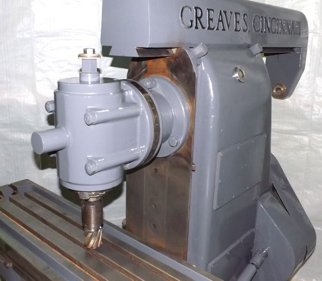 X=36" - Y=12"- Z=18" GREAVES ... HORIZONTAL/VERTICAL MILL